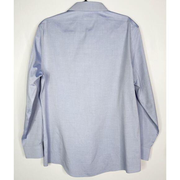 Brooks Brothers 16 Neck 33 Sleeve Blue Supima Cotton Button Down Dress Shirt - Picture 2 of 7